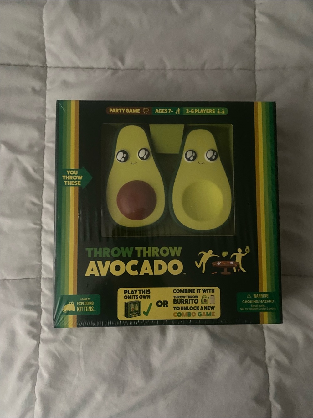 Throw Throw Avocado Game - Green Avocado Party Game